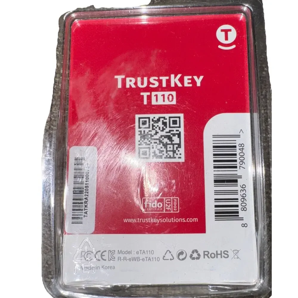 FIDO Security Key TrustKey T110 FIDO2 U2F Two Factor Authentication USB Key Type